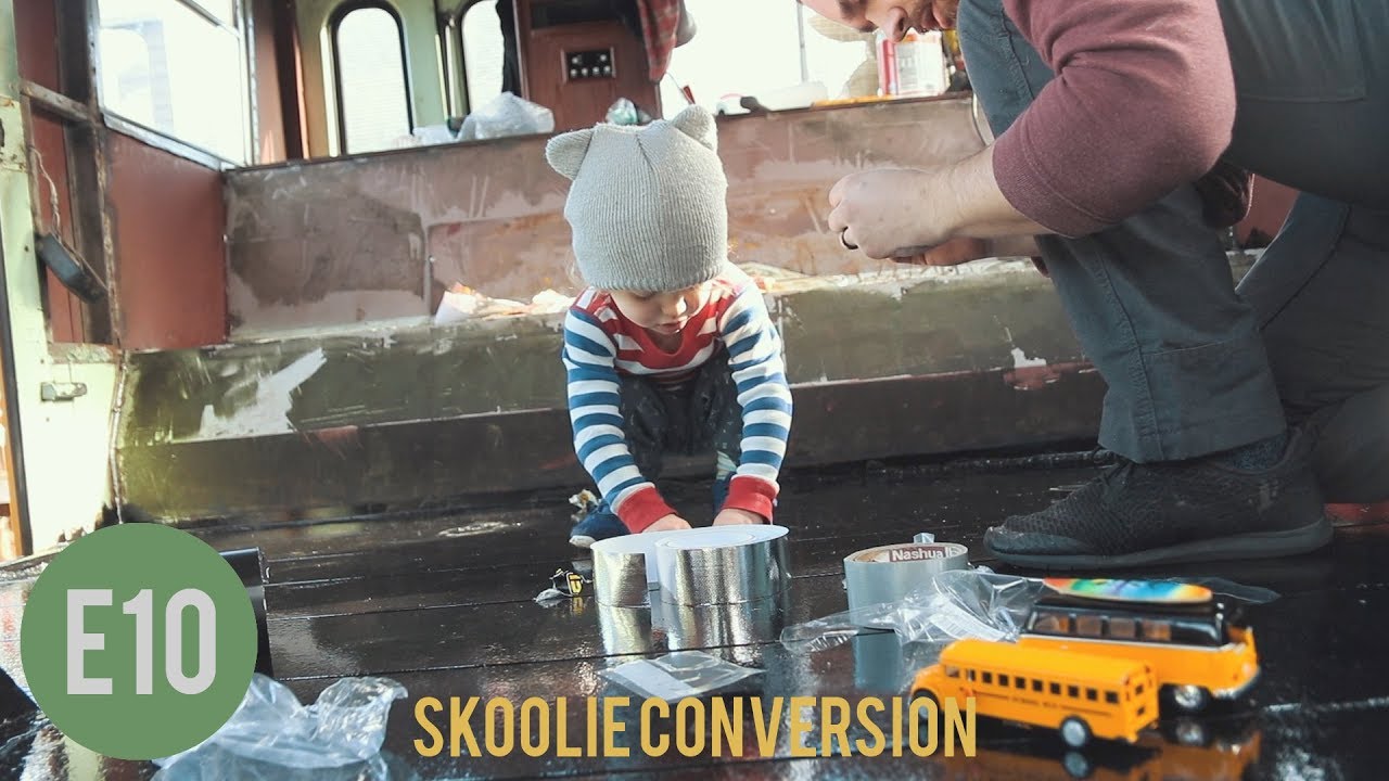 Floor Prep - Skoolie Bus Conversion - E10