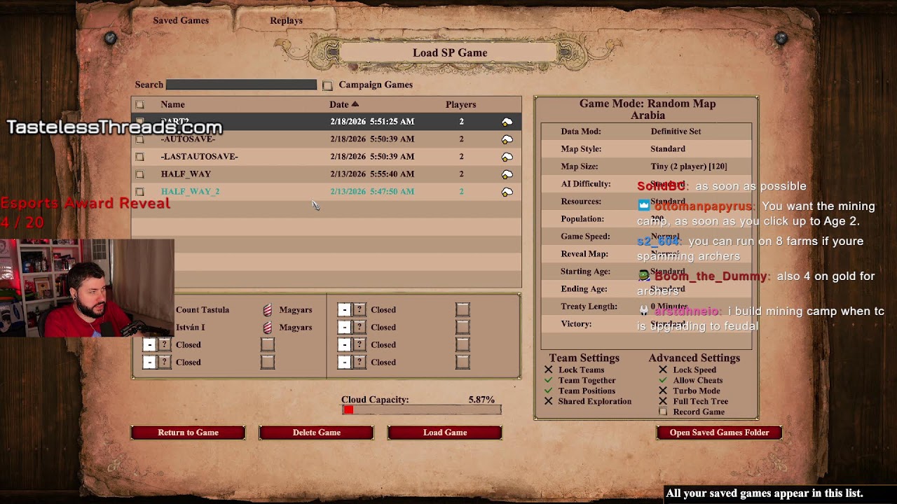 [Day 4] Age of Empires II Training (Maybe SC later)