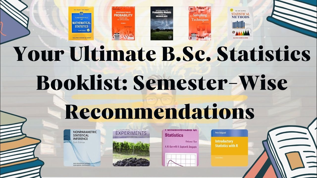 Your Ultimate B.Sc. Statistics Booklist: Semester-Wise Recommendations Explained #statistics 