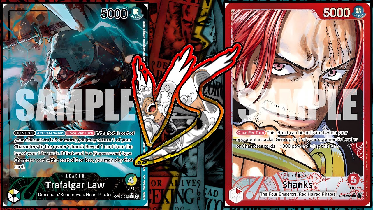 Green/Yellow Law VS Shanks | One Piece TCG | OP12 Tournament Gameplay