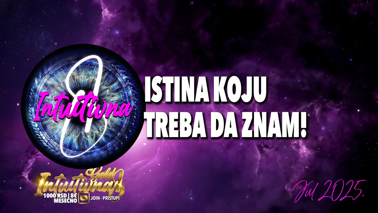 🌟ISTINA KOJU TREBA DA ZNAM!🌟 Tarot citanje 🔮 Grupno otvaranje @Intuitivna8