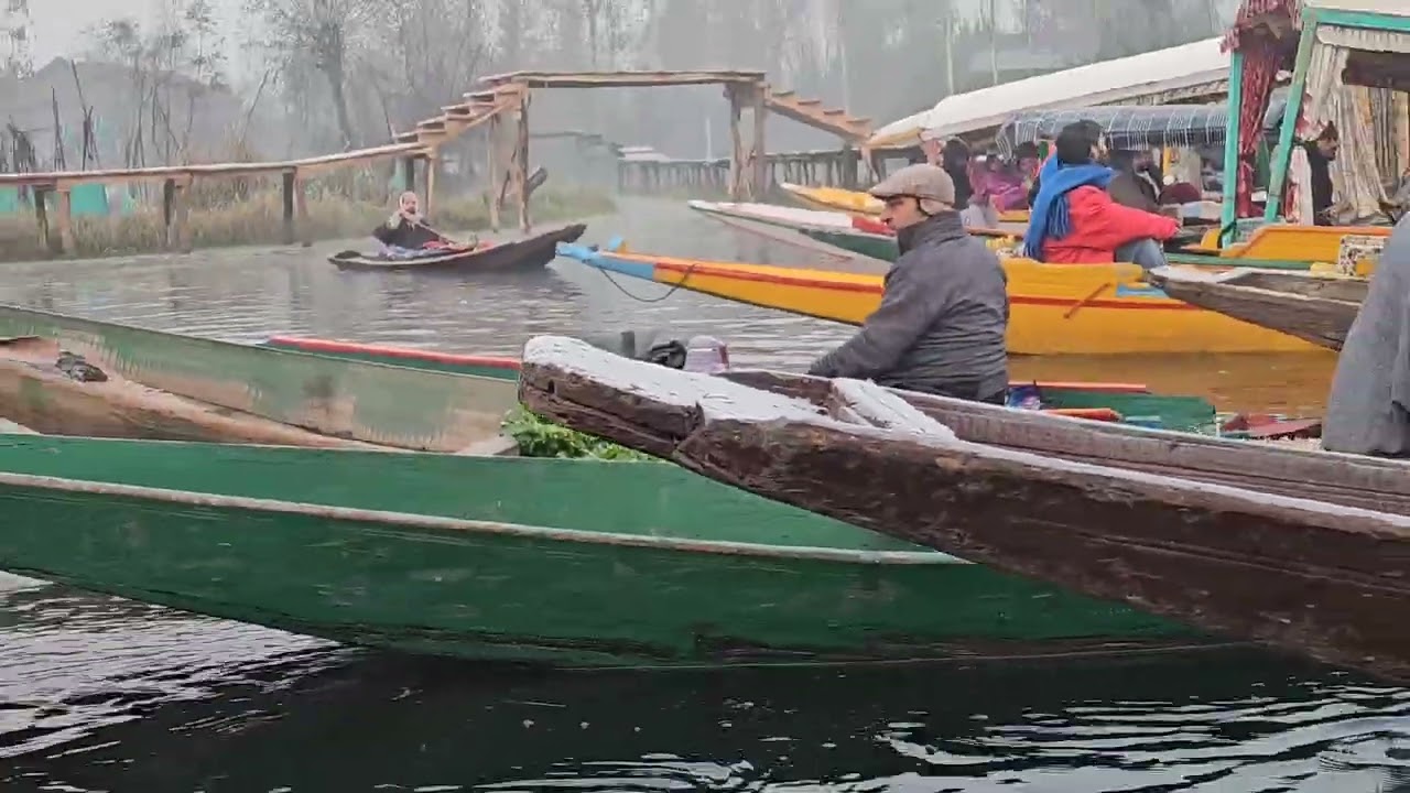 Kashmir Srinagar Dal lake Shikkara ride കാശ്മീർ ശ്രീനഗർ ദാൽ തടാകം