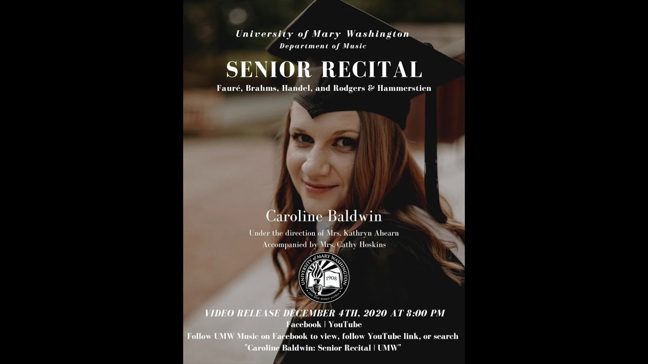 Caroline Baldwin: Senior Recital | UMW