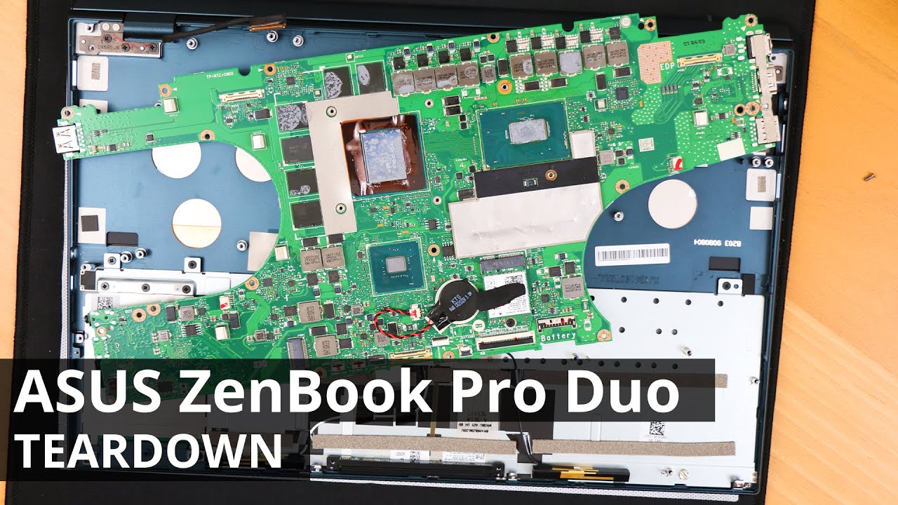 ASUS Zenbook Pro Duo UX581 DISASSEMBLY and TEARDOWN
