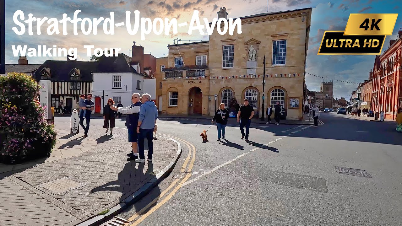 STRATFORD-UPON-AVON 4K WALKING TOUR