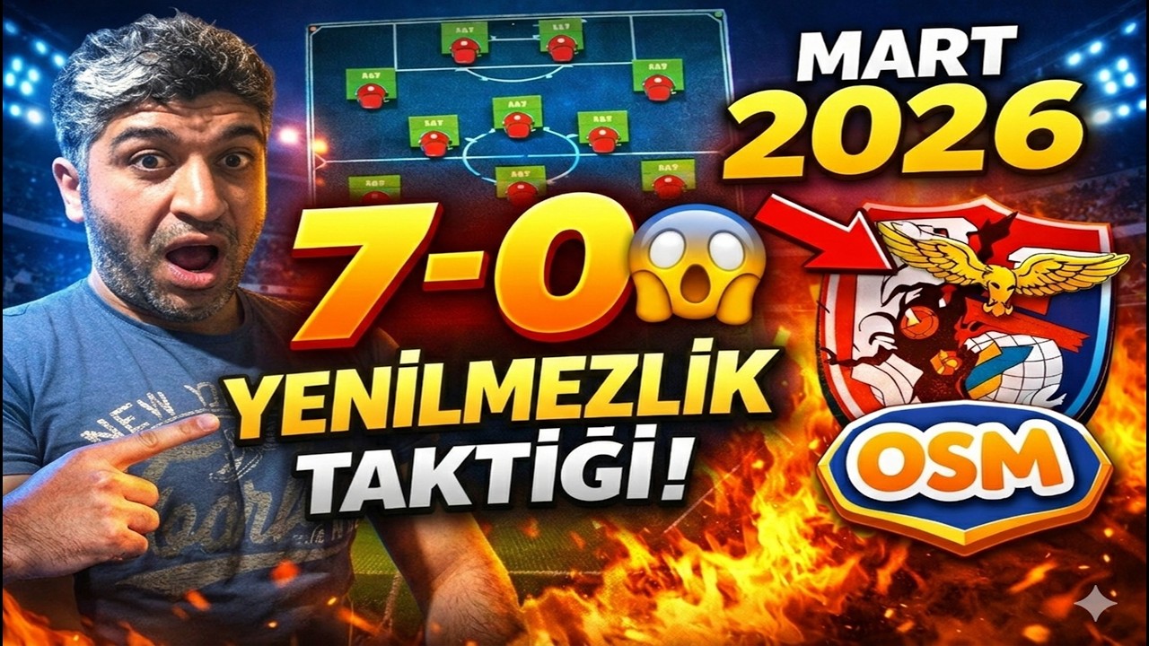 OSM Yenilmezlik Taktiği 2026 | Uygun Her Takımları  7-0 Dağıtın! #osm #onlinesoccermanager