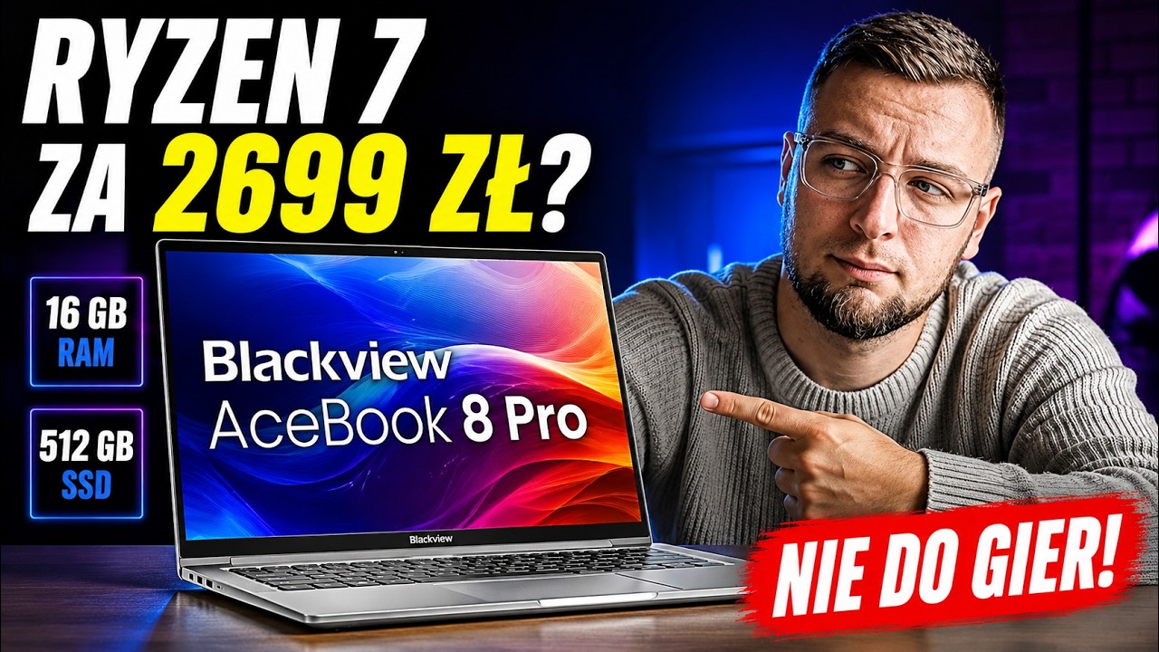 Tani laptop do pracy i nauki? Blackview AceBook 8 Pro TEST