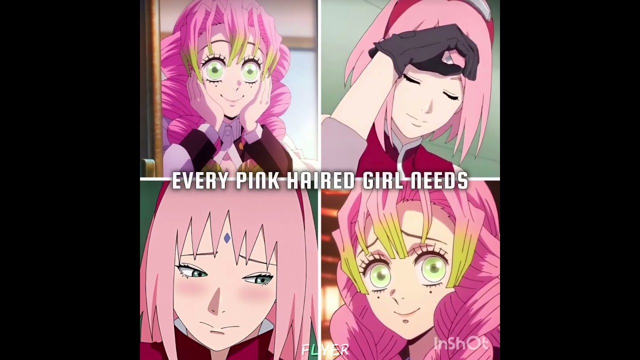 Every Pink haired girl needs her..💞|#anime#demonslayer#naruto#mitsuri#sakura#shorts#edit#fyp#trend
