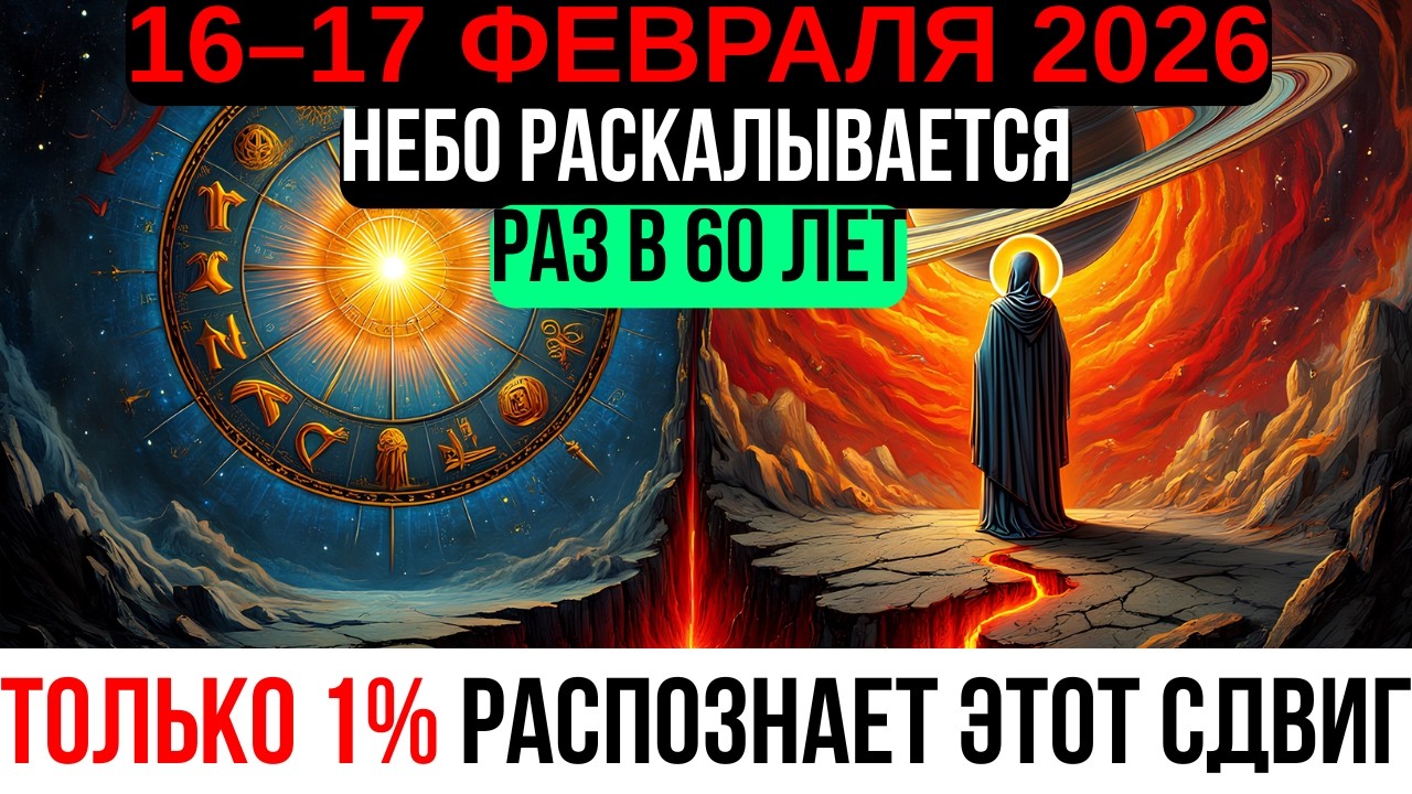 16–17 ФЕВРАЛЯ: ЭТО ПОЧУВСТВУЮТ ЕДИНИЦЫ — ЭНЕРГИЯ, КОТОРАЯ ПРИХОДИТ РАЗ В 60 ЛЕТ!