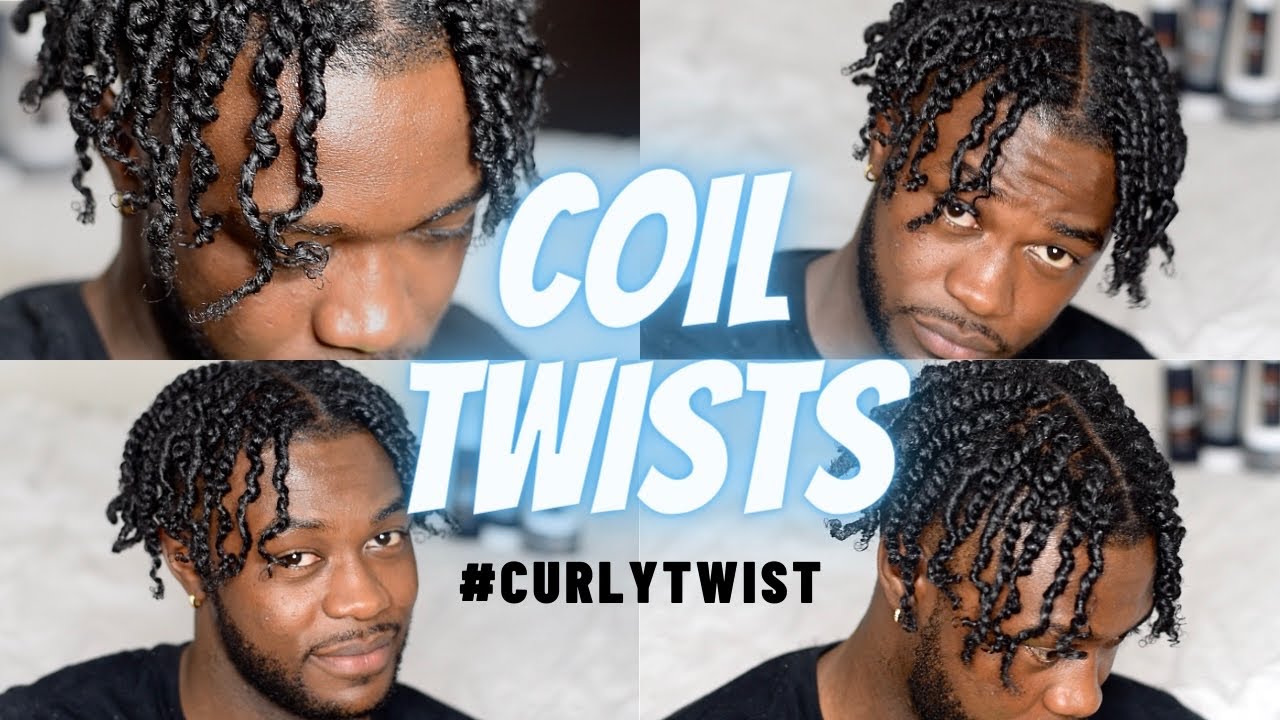 TWIST COILS? 😱🔥 | Curly Hairstyle for Black Men