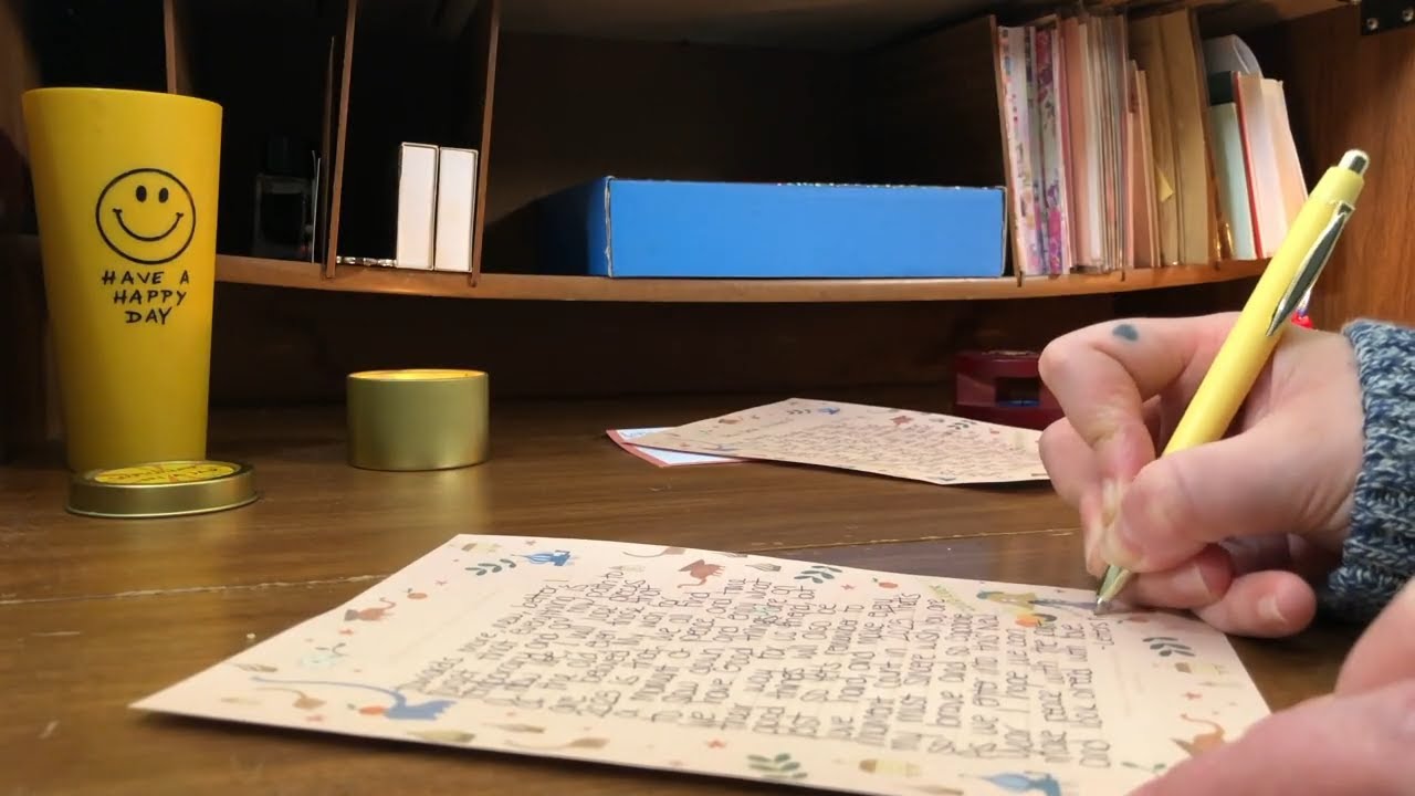 Letter Writing ASMR 💌 | No Talking 🤫 | Letter Writing Compilation with Different Pens ✒️