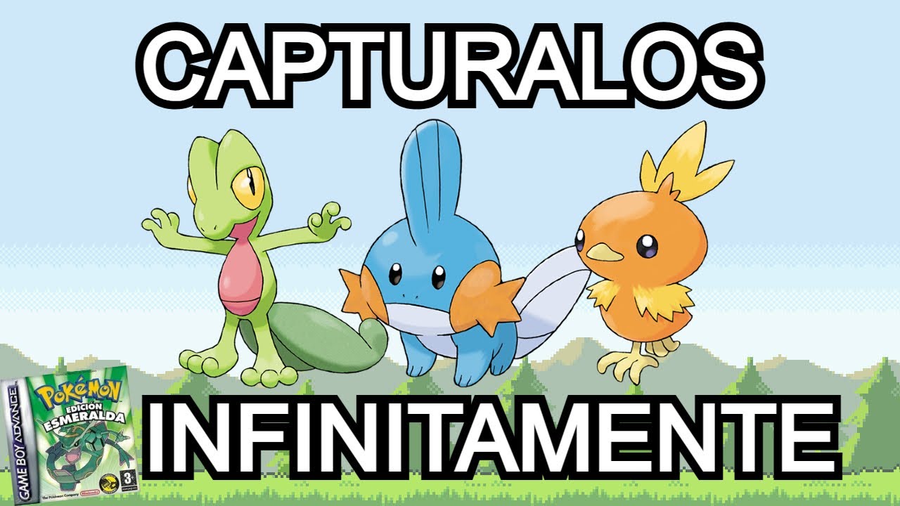 Hack para Conseguir R&Aacute;PIDO a Treecko, Torchic y Mudkip en Pok&eacute;mon Esmeralda