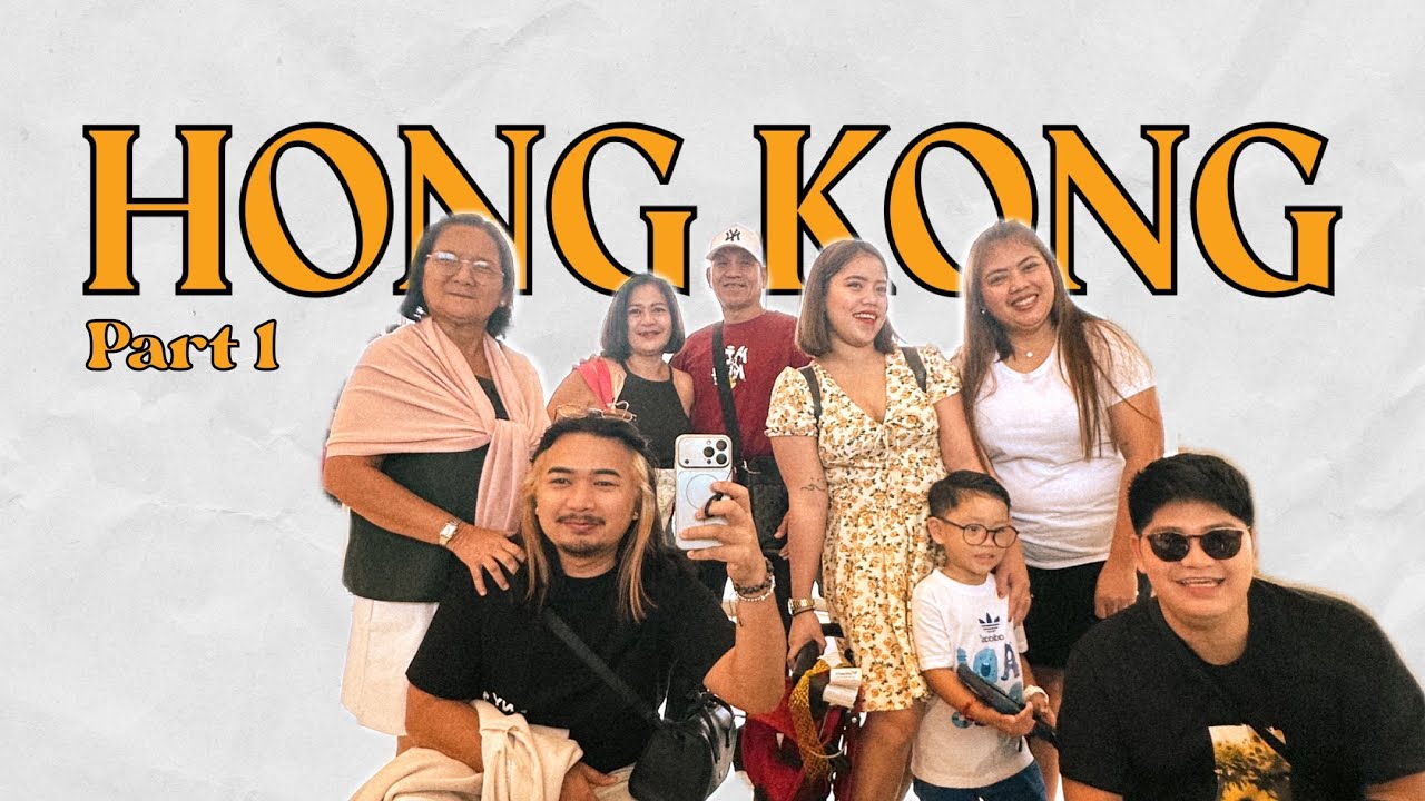 Our First Family Trip Abroad! Hong Kong & Macau 4D3N Vlog - Part 1 | Off Course With You