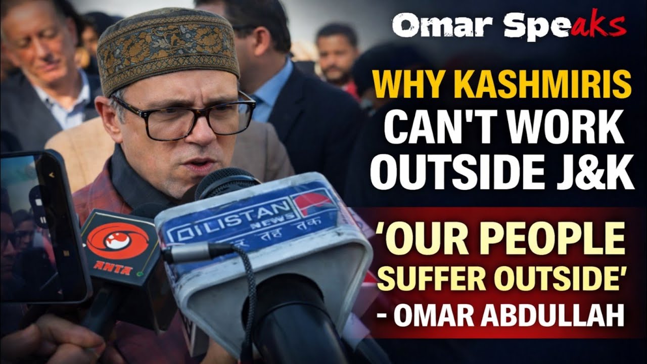 Omar Abdullah’s Big Statement: Jobs Must Be Created Inside Jammu & Kashmir