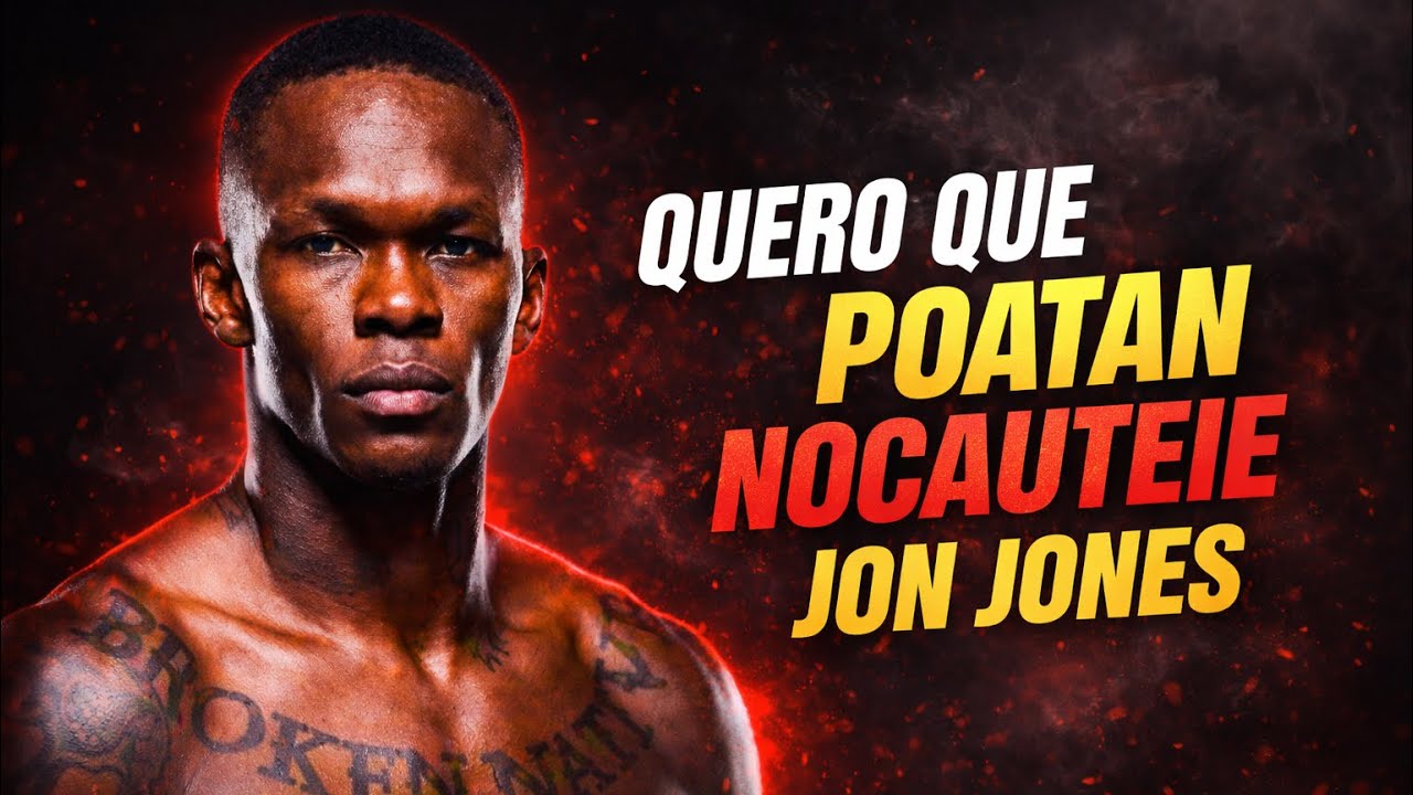 ISRAEL ADESANYA FALA SOBRE ALEX POATAN VS JON JONES NA CASA BRANCA - “ESPERO QUE ELE VENÇA!!”