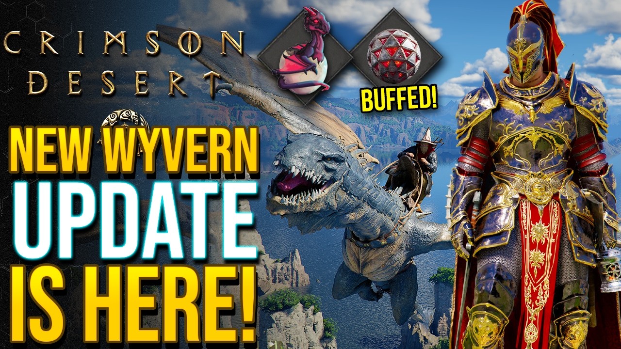 Очередное безумное обновление уже здесь! Crimson Desert: патч 1.08 с виверной