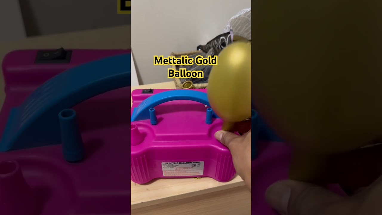 METALLIC GOLD BALLOONS #ytshort #shortsfeed #shorts #balloons #metallicgoldballoons #howto #diy