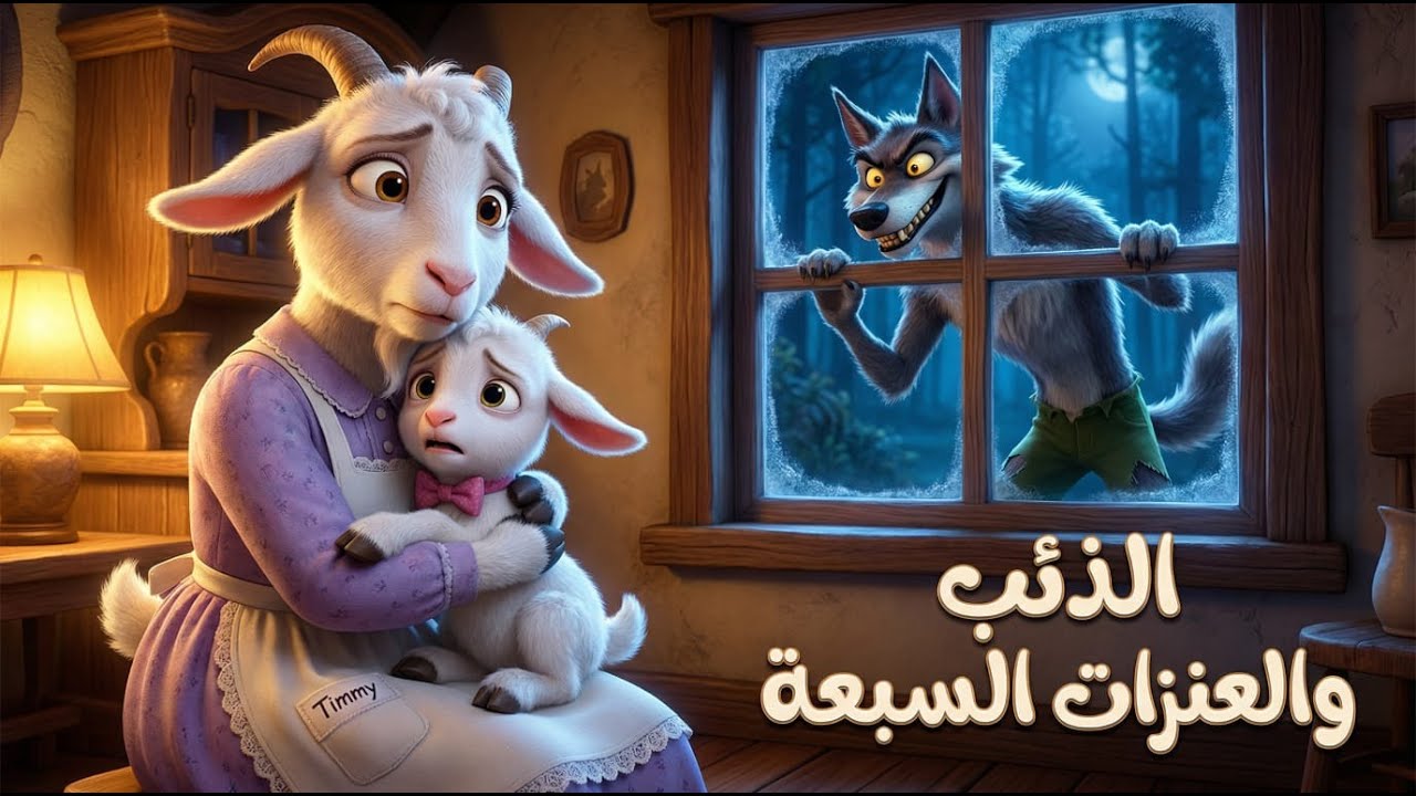 الذئب والخراف السبعة | قصة مشوقة للأطفال 🐺🐐 (نسخة ليمبولاند)