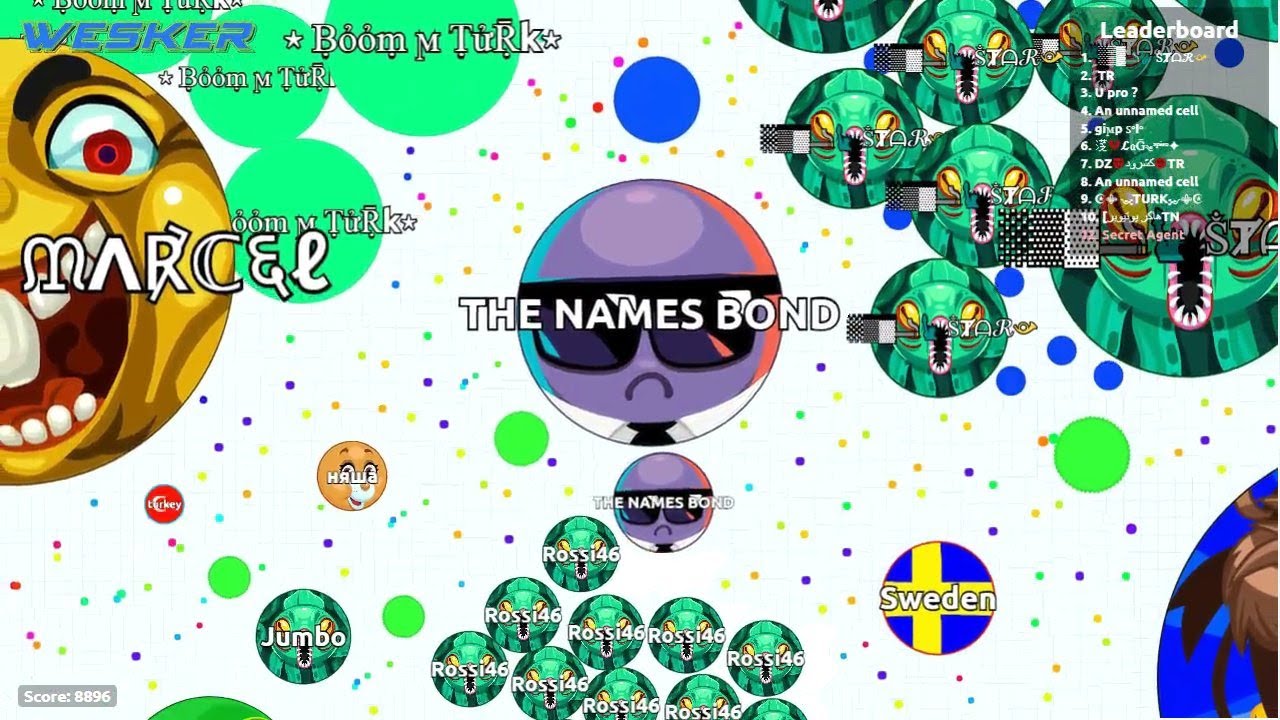 Agario FFA Solo - Secret Agent 22K