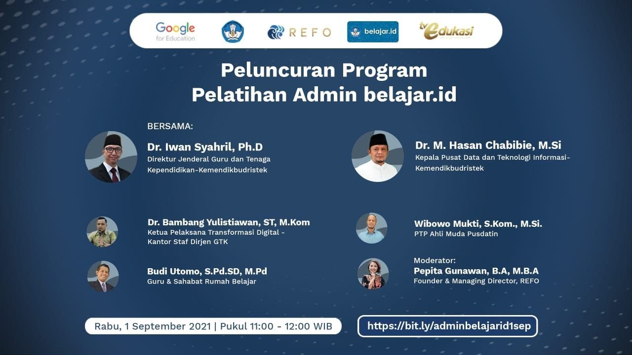 Peluncuran Program Pelatihan Admin belajar.id