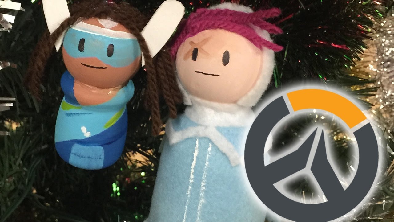 ►OVERWATCH►Holiday Ornament►SPEED CRAFT! Symmetra and Zarya