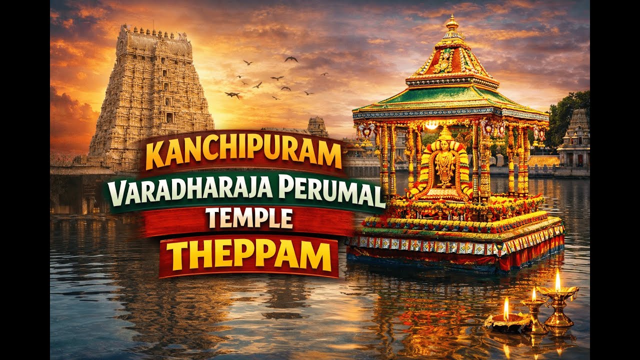 காஞ்சிபுரம் வரதராஜப் பெருமாள் கோவில் தெப்பம்