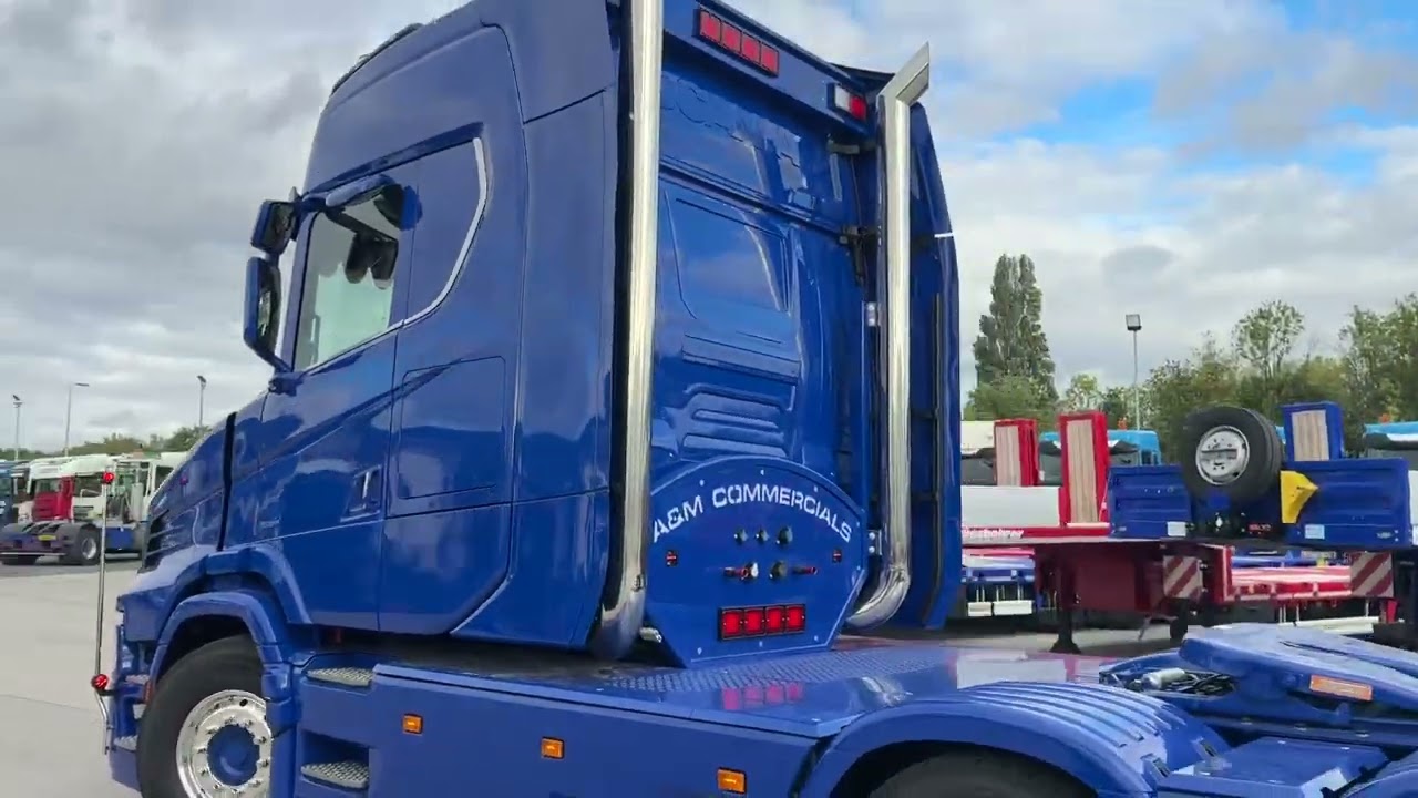 2025 Scania 770s V8 6x2 Twin Rear Lift Axle Tractor Unit, Entered into A&M Auction