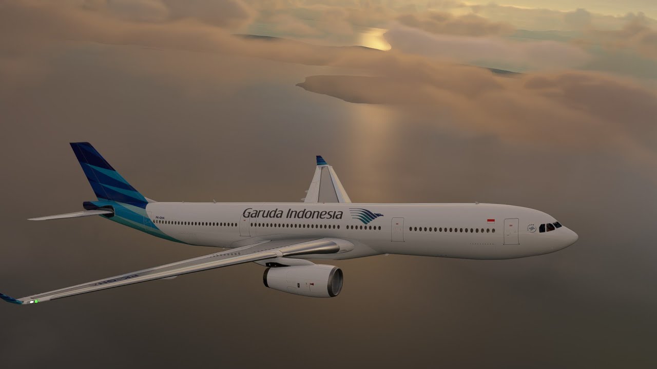 Garuda Indonesia Airbus A330-300 - Davao Int'l Airport - Sam Ratulangi Int'l Airport - MSFS 2020