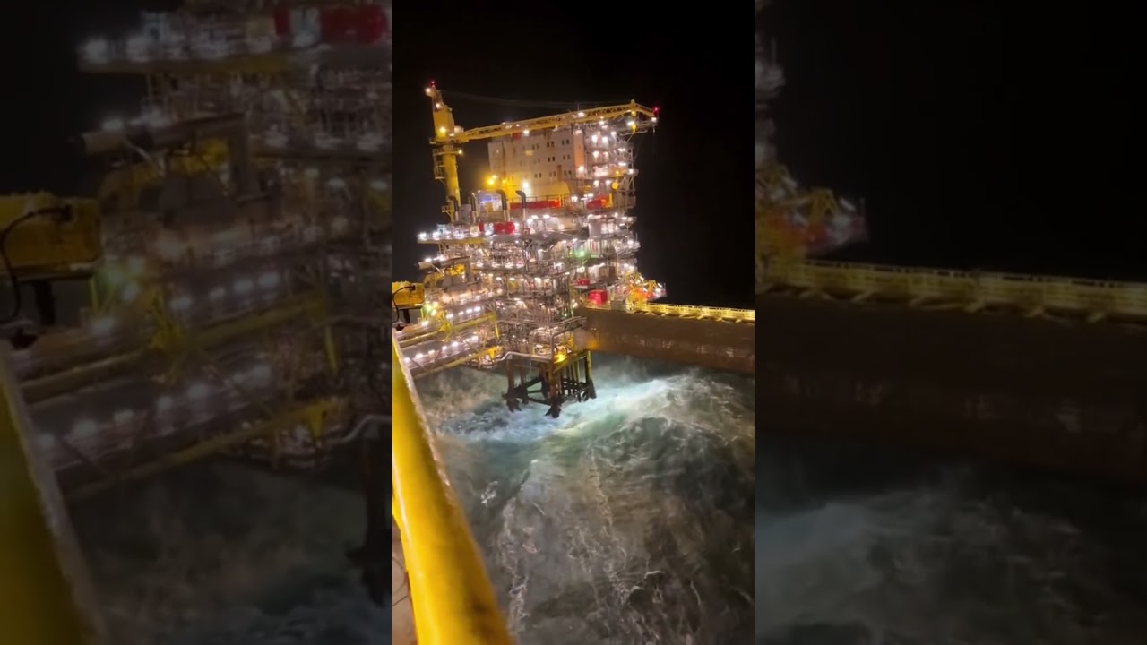 The North Sea Oil Rigs #northsea #sea #fyp #poryou #shortsfeed #shorts