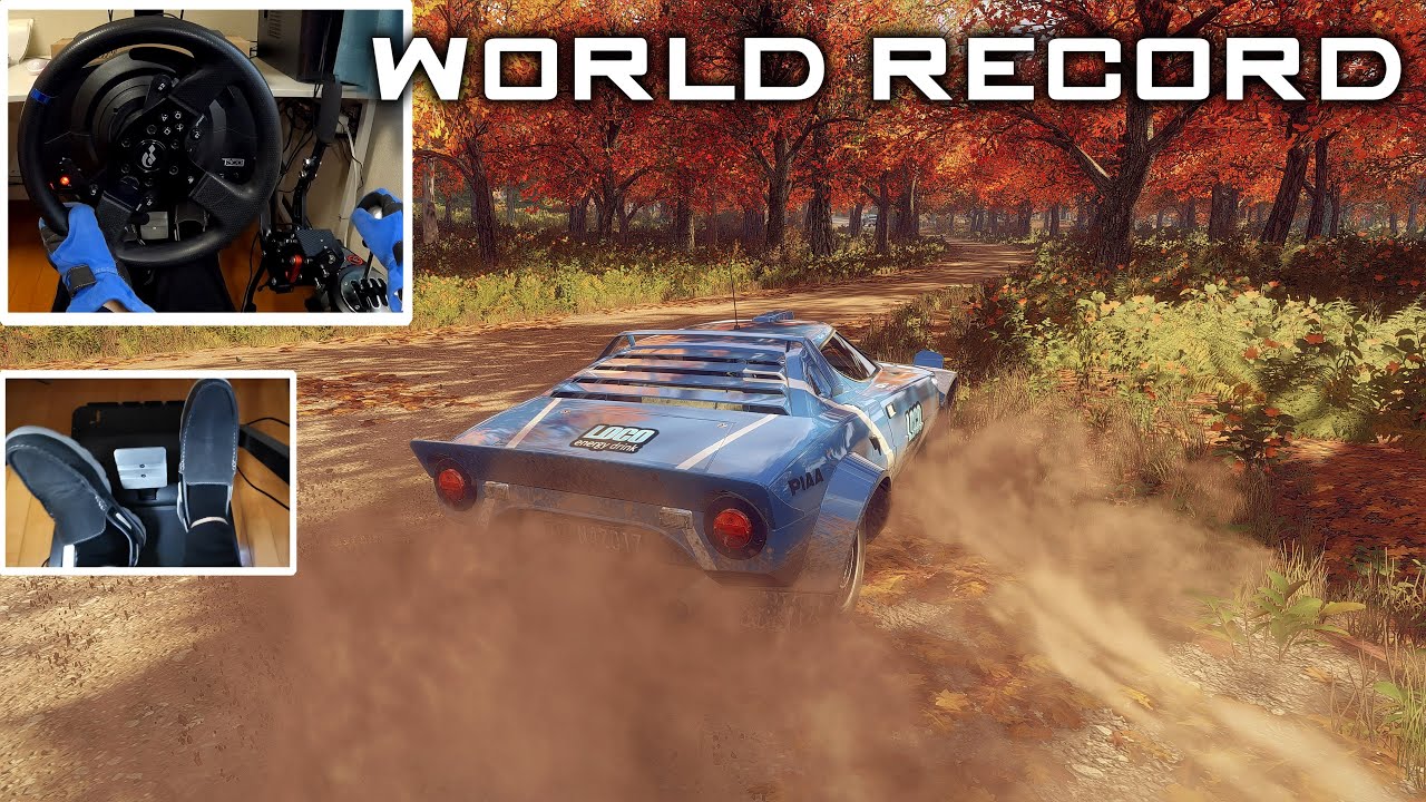 [World Record] Lancia Stratos | Thrustmaster T300RS + TH8A | DiRT Rally 2.0