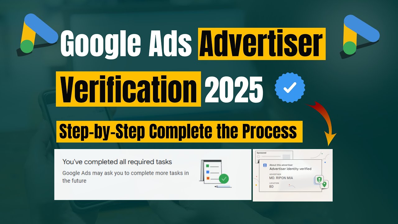 How to Google Ads Advertiser Verification 2025 | Google Ads Verification Bangla | Step-by-Step 🔥