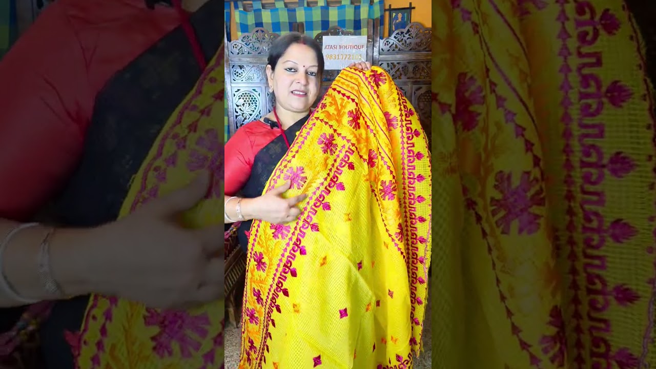 Atasi Boutique #uniquecollection #EthnicElegance #followersreelsfyp #indianhandloom#divastyle