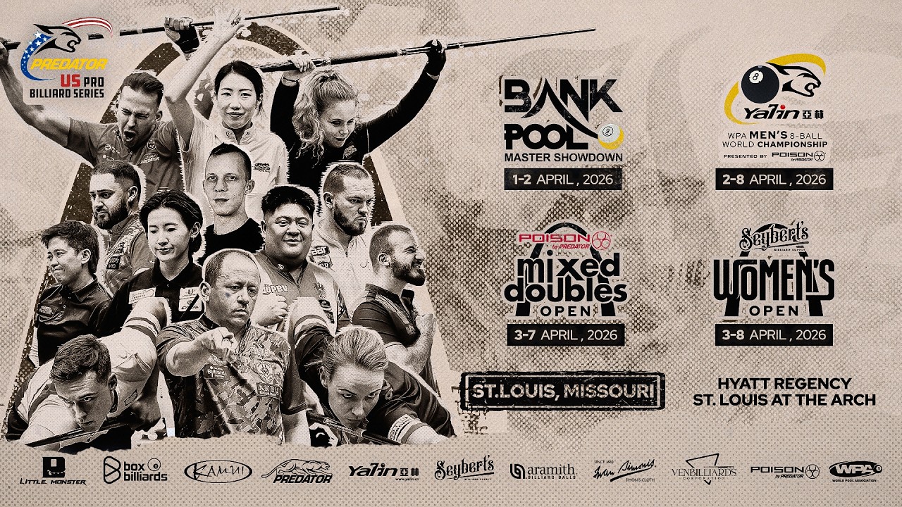 T2 ▸ DAY 6 ▸ Predator Pro Billiard Series Saint Louis 2026 ▸ Part 1