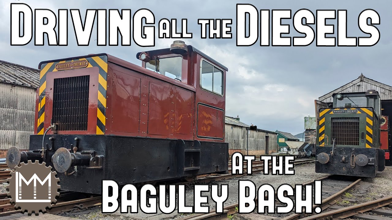 All the Diesels and Taking the (very) Slow Train at the TR's Baguley Bash! Chasing Dinosaurs Ep. 22