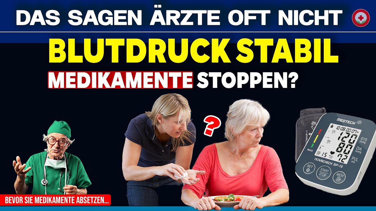 Hoher Blutdruck stabil – Soll man Medikamente wirklich absetzen?