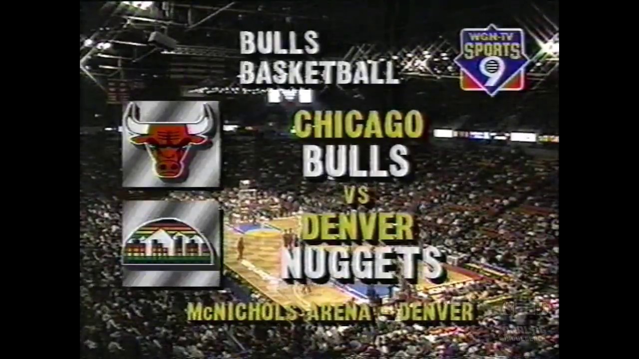 Chicago Bulls @ Denver Nuggets | NBA Regular Season | 1993 | Jordan 39 Points