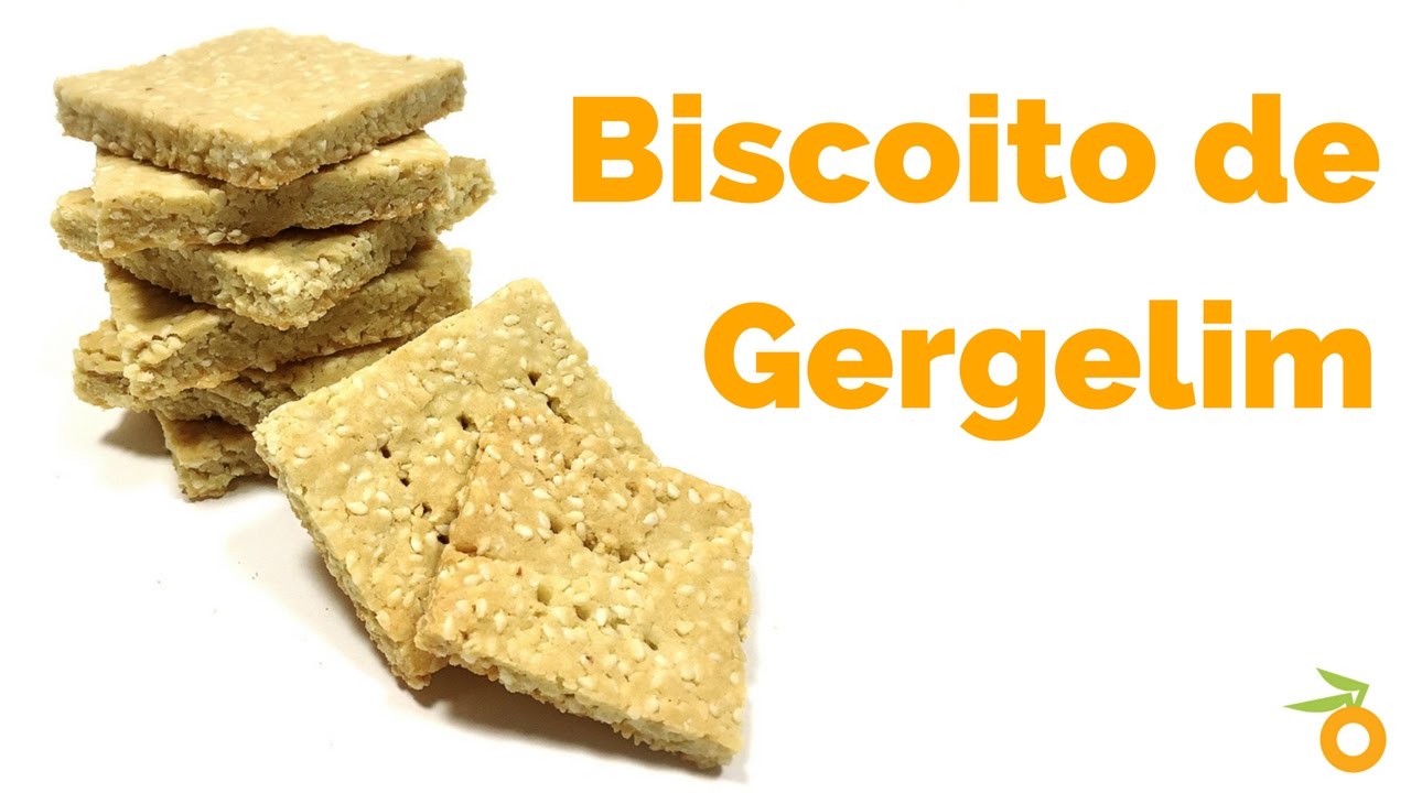 BISCOITO LOW CARB DE GERGELIM | Receita Simples e Fácil