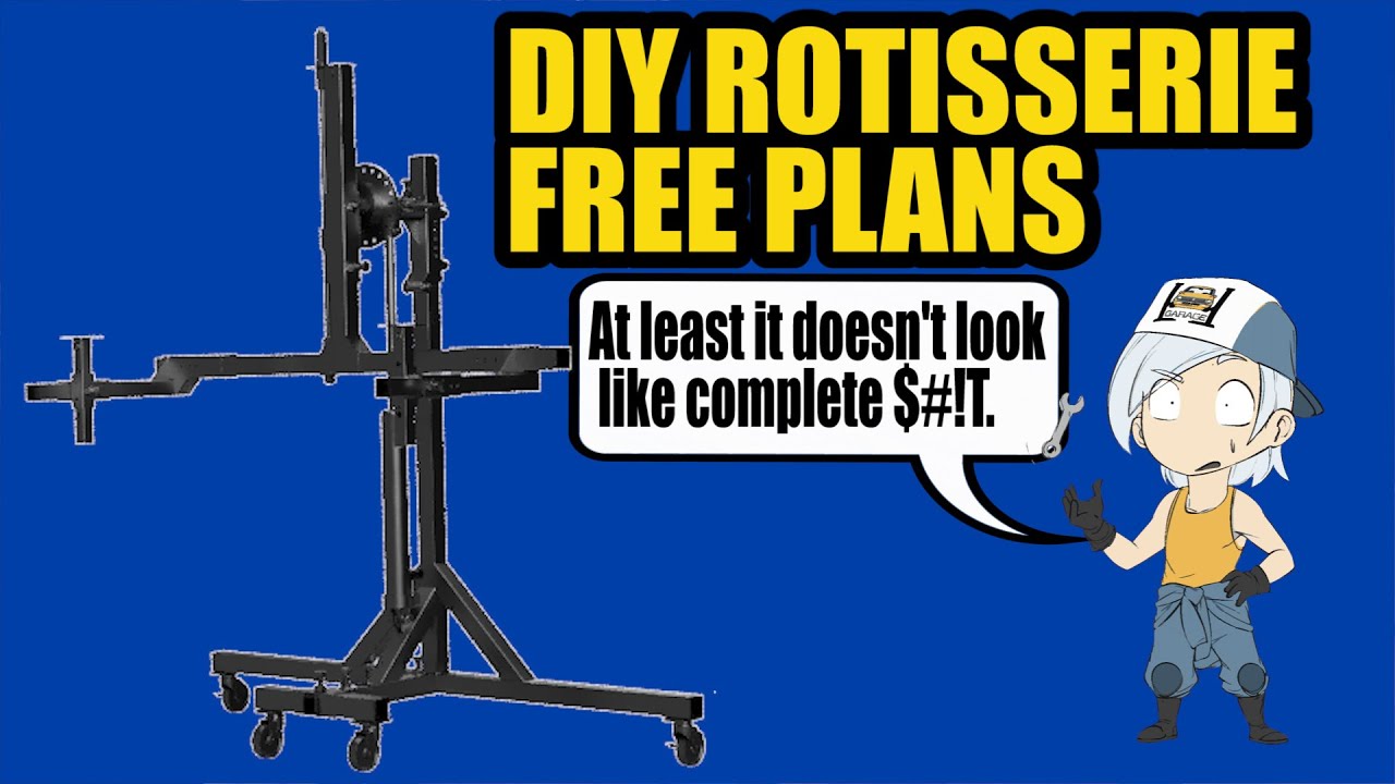 Building a Car Rotisserie. (Free Bleuprints)