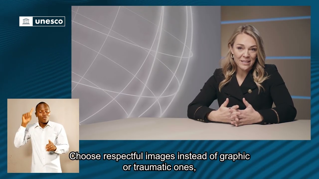Inclusive Media Coverage in Times of Crisis (American Sign Language) I UNESCO Master Class Video 4