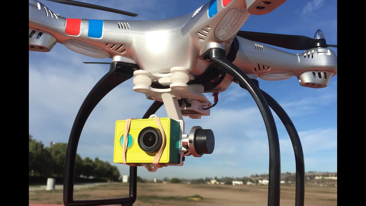 SYMA X8G-WALKERA G2D GIMBAL- XIAOMI YI CAM