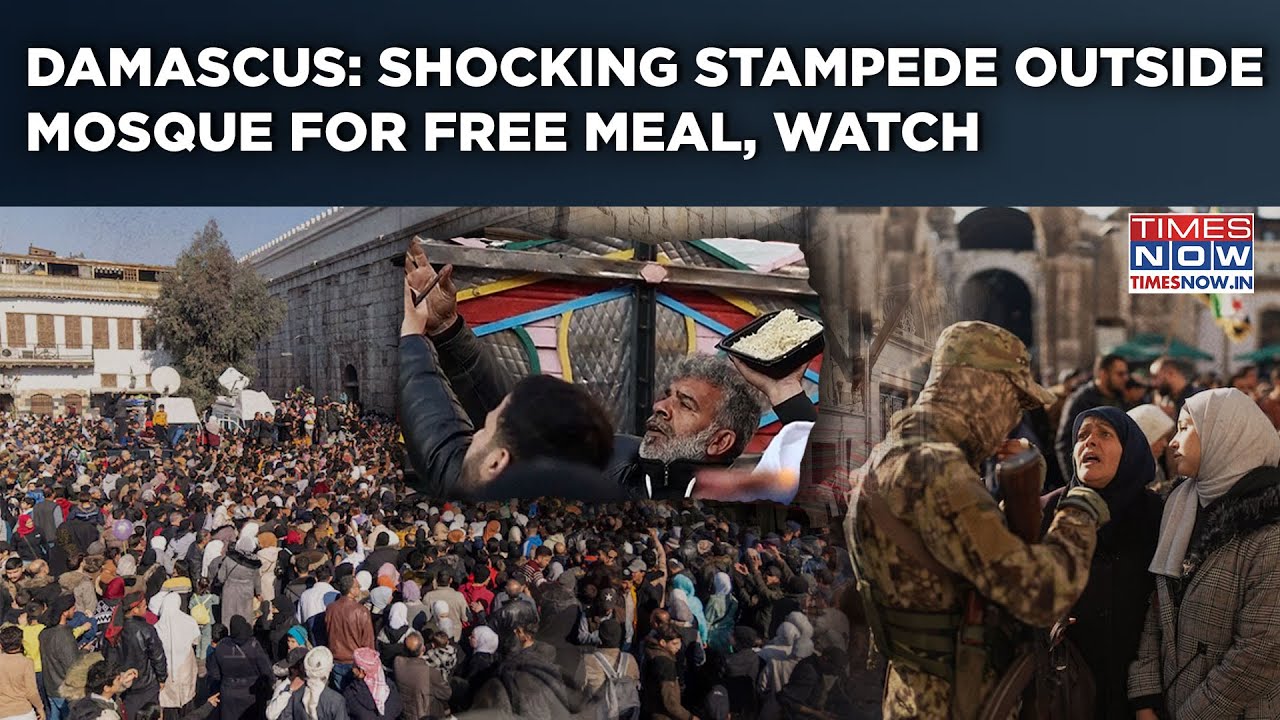 Damascus Mosque Stampede In Visuals: Scary Scenes In Syria Capital As Free Meal Sparks Crowd Crush