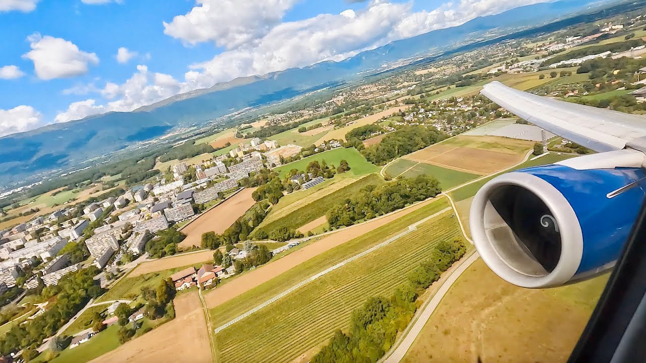 Delta Air Lines Boeing 767-400ER Afternoon Takeoff from Geneva (GVA) 🇨🇭 to New York (JFK) 🇺🇸