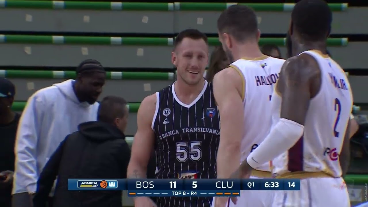 AdmiralBet ABA League 2025/26, Top 8 Round 4 match: Bosna BH Telecom - U-BT Cluj-Napoca (22.3.2026)