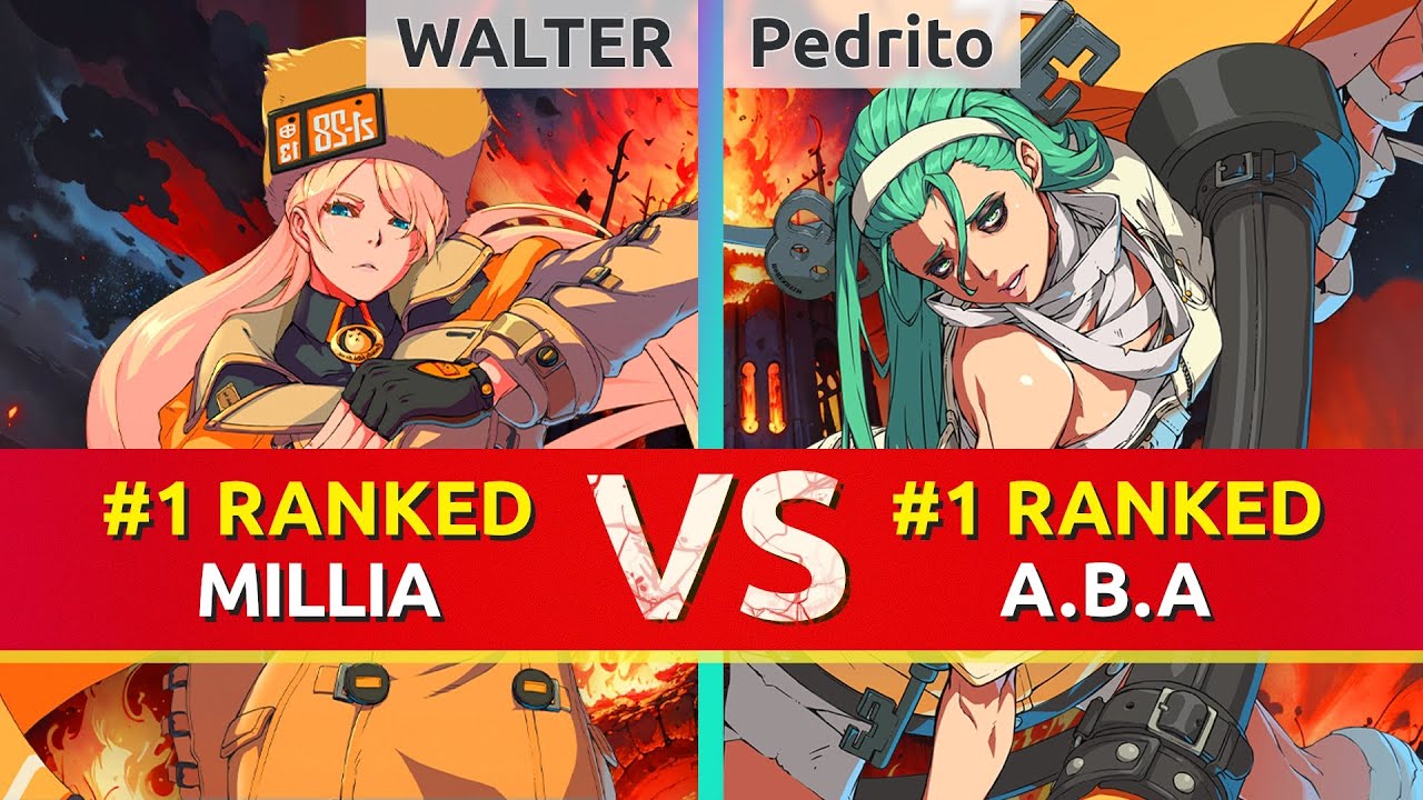GGST ▰ WALTER (#1 Ranked Millia) vs Pedrito (#1 Ranked A.B.A). High Level Gameplay