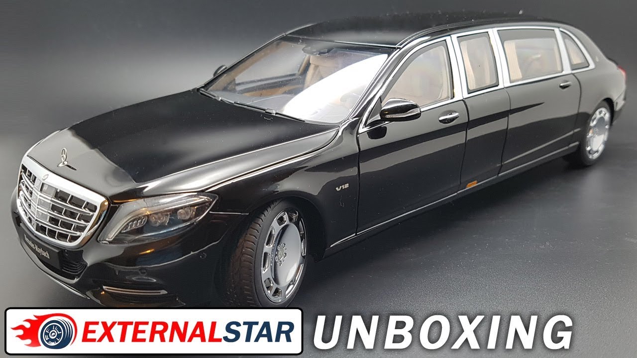 Mercedes Maybach S600 Pullman 1/18 AUTOart | Распаковка и обзор