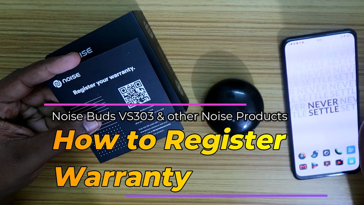 Как зарегистрировать гарантию на наушники Noise Buds VS303 и другие шумоподавляющие устройства
