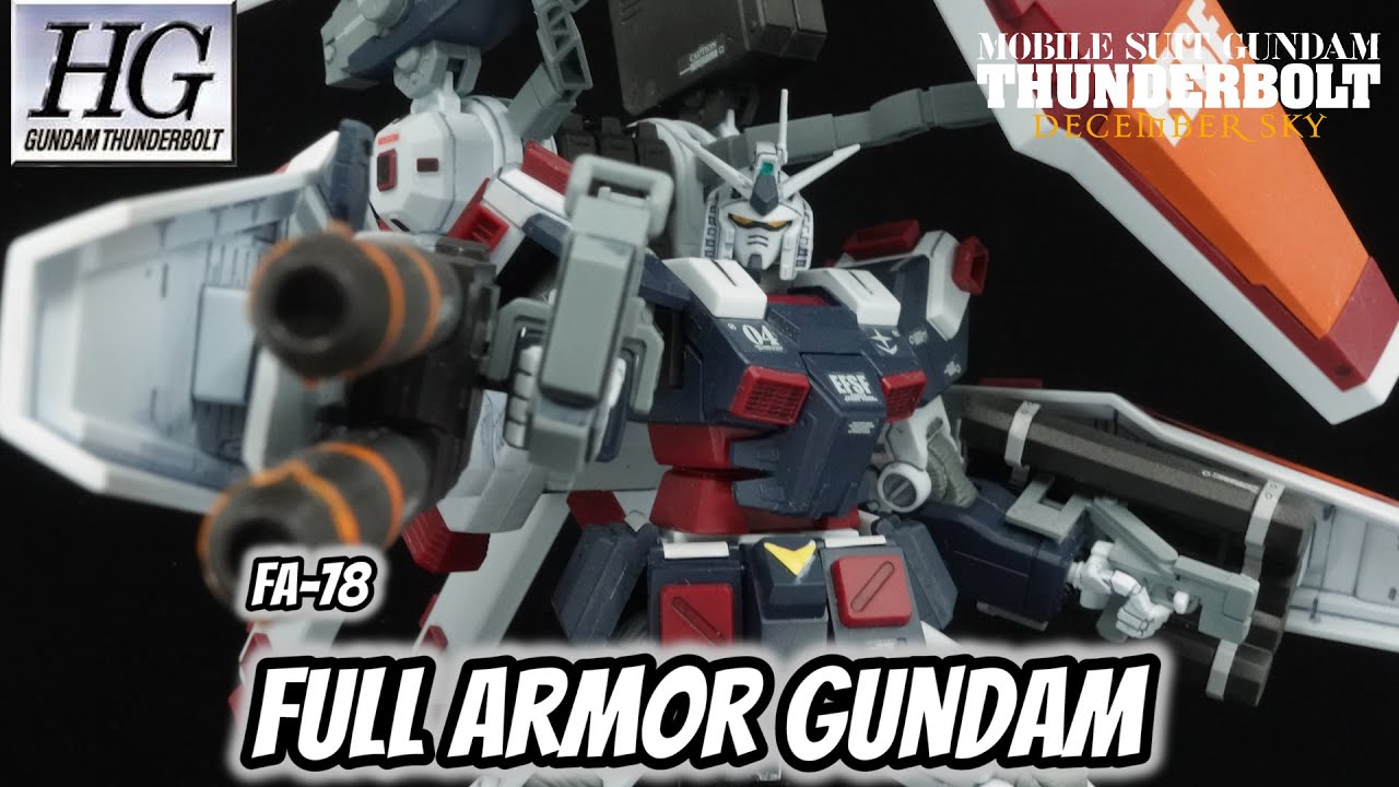 HG Full Armor Gundam [Thunderbolt Ver.] Review | Mobile Suit Gundam Thunderbolt