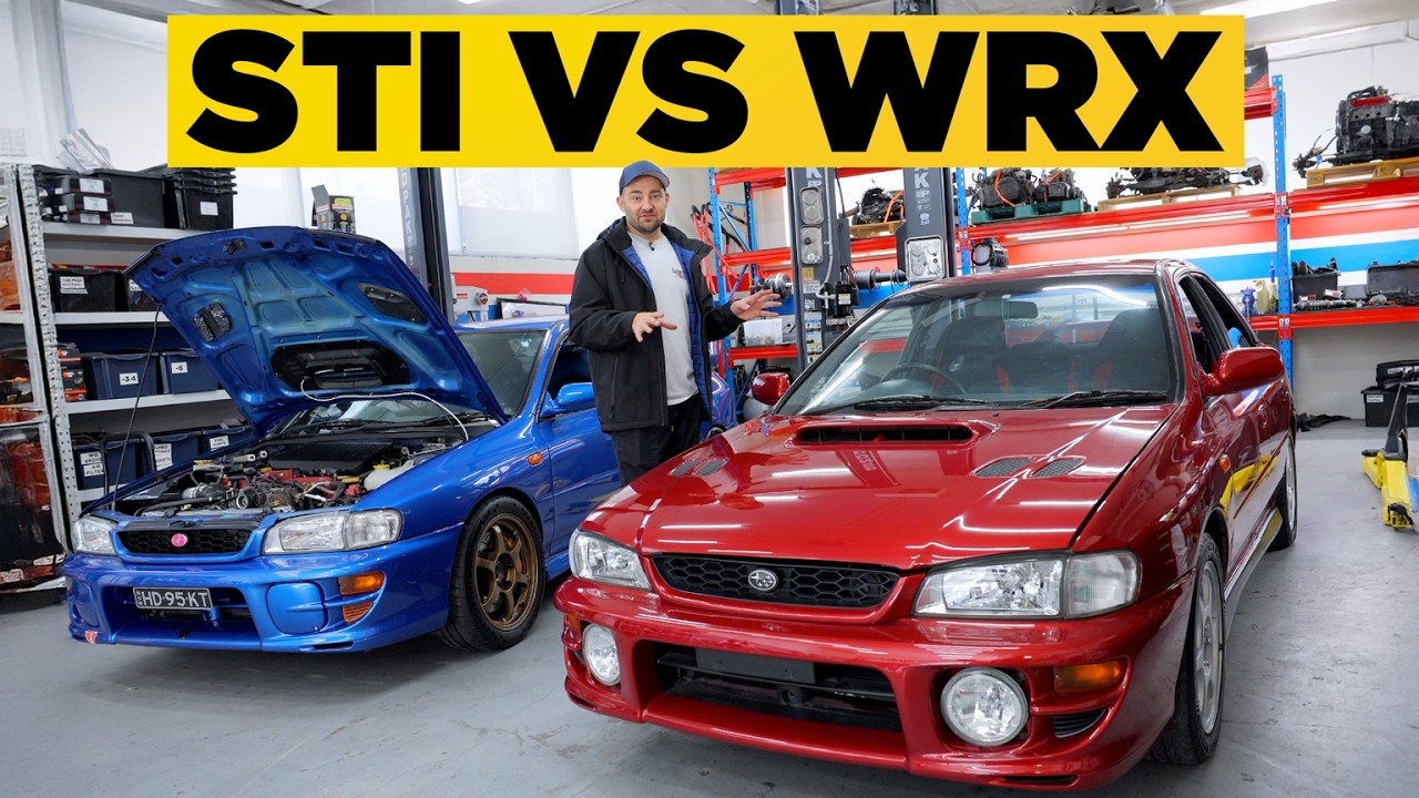 Subaru GC8 WRX vs STI - What's the DIFFERENCE?