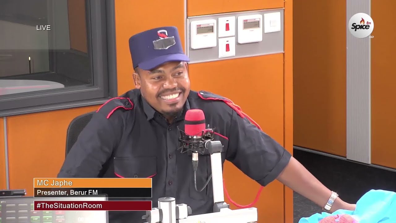 MC Japhe Storms Into The Studio, Explains Why 'Soldiers Didn't Go To Matiang'i's Home During Raid'