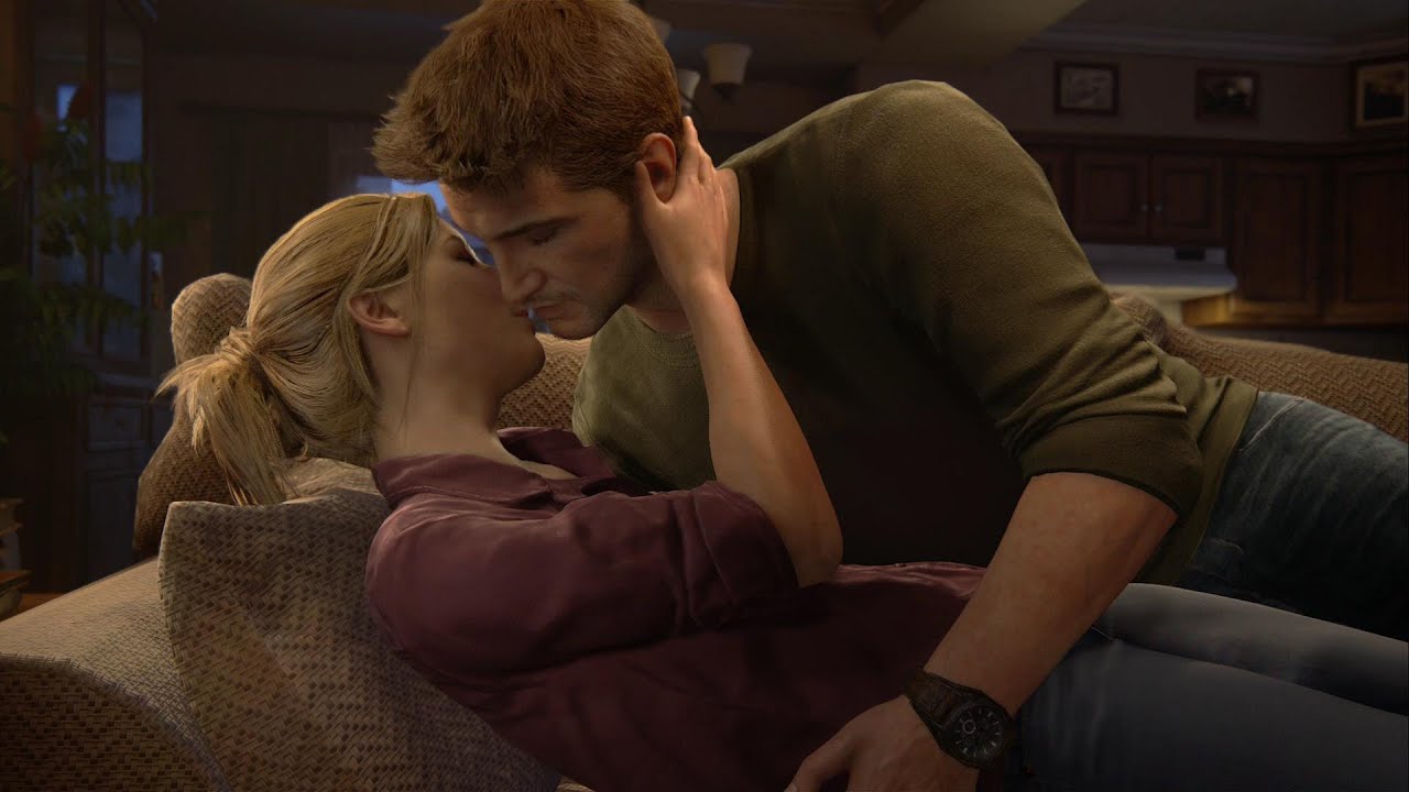 Uncharted 4 Thief's End: Nathan  & Elena All Cutscenes (PS4/1080p)
